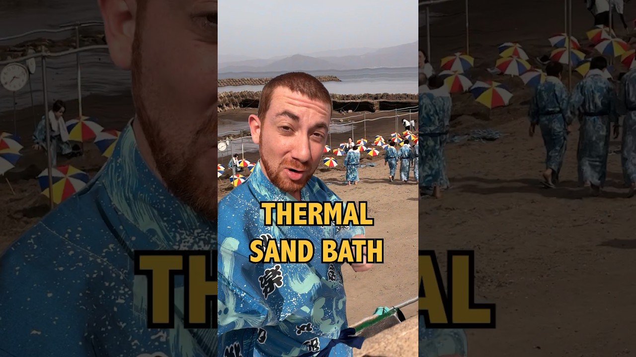 I Took a Geothermal Sand Bath in Japan 🇯🇵