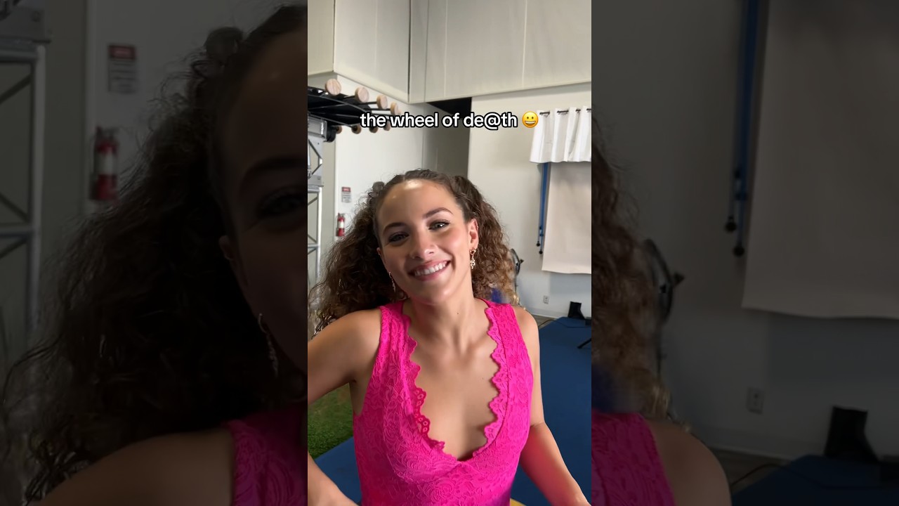 I tried Sofie Dossi’s wheel of 💀 @sofiedossi #gymnastics #gymnast #contortion #agt #sports #fail