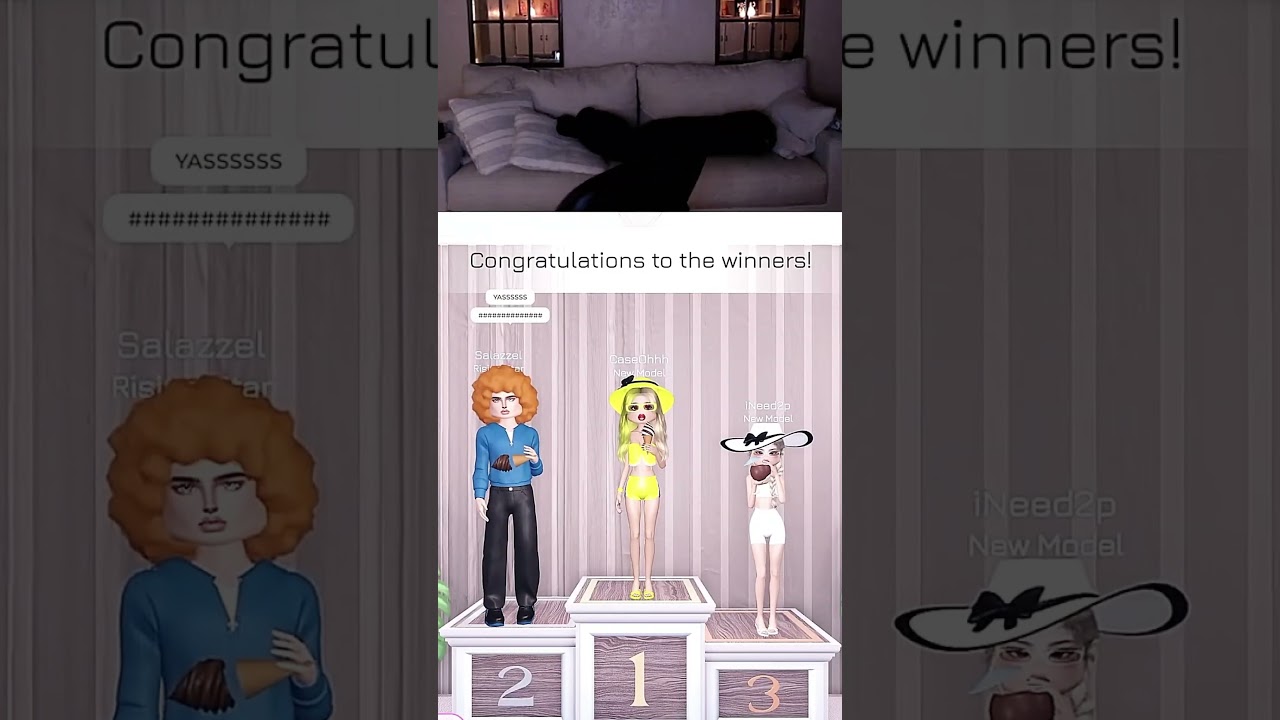 i won a fashion contest!