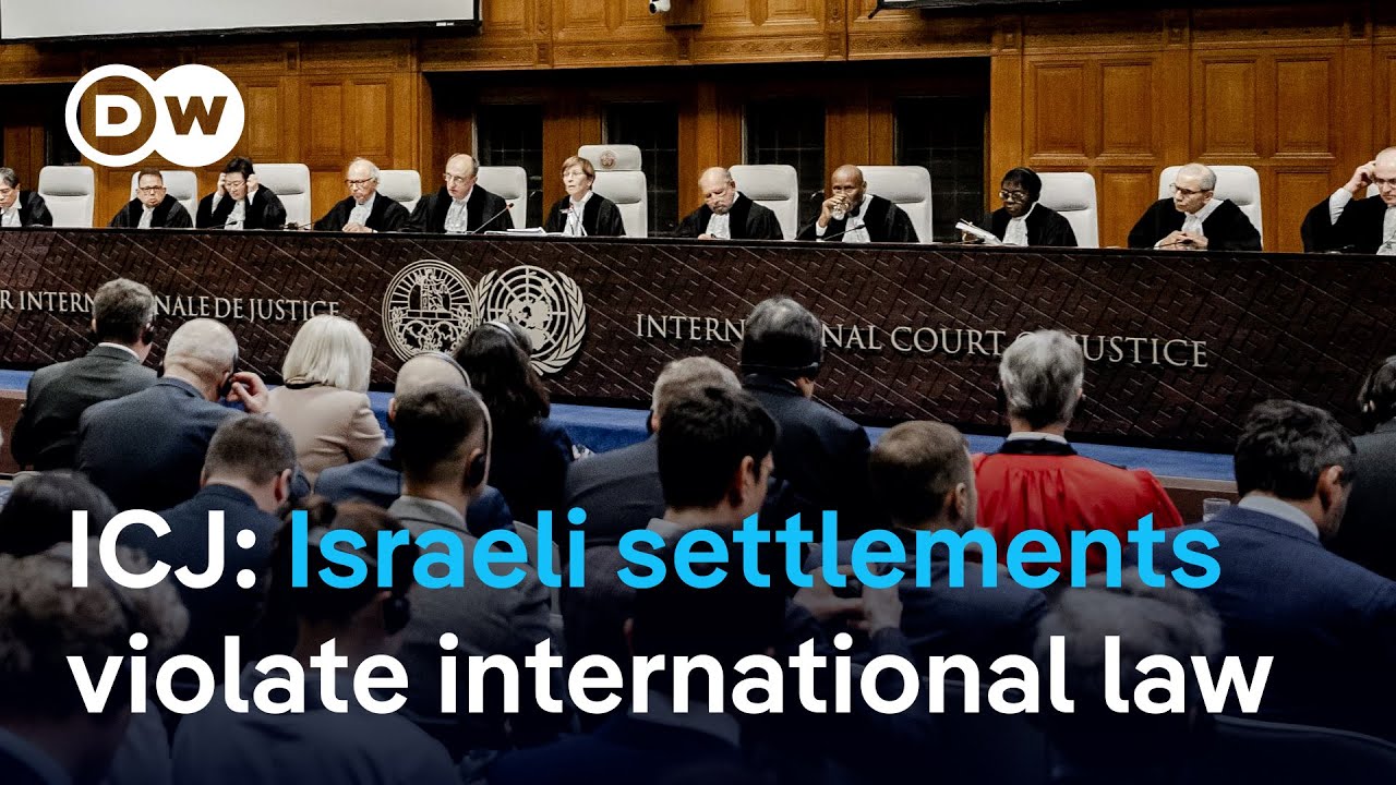 ICJ says Israel’s settlement policies go against international law | DW News