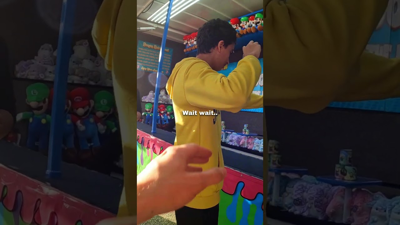 If they can beat THIS carnival game they win 🥺❤️