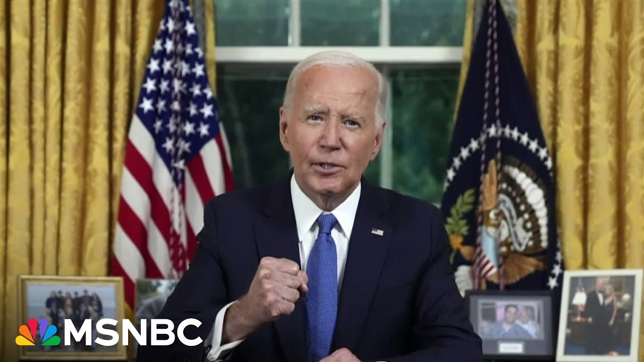 ‘I’m struck by the humility of that speech’: Joe reacts to Biden’s Oval Office address