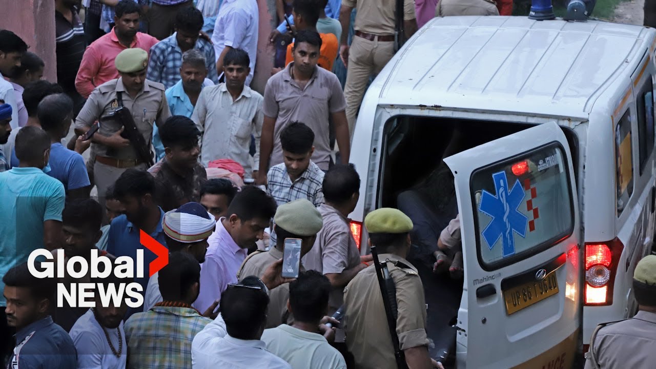 India stampede: At least 107 dead at religious event that was overcapacity