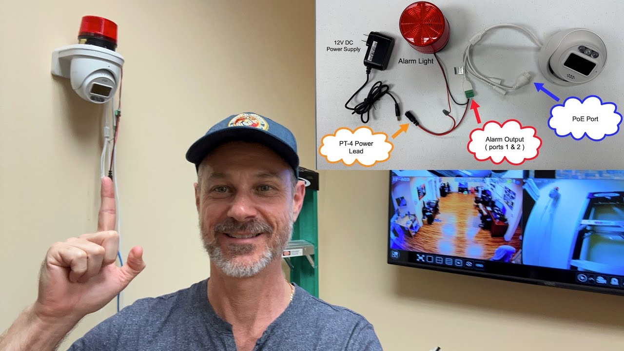 IP Camera Alarm Relay Output Setup