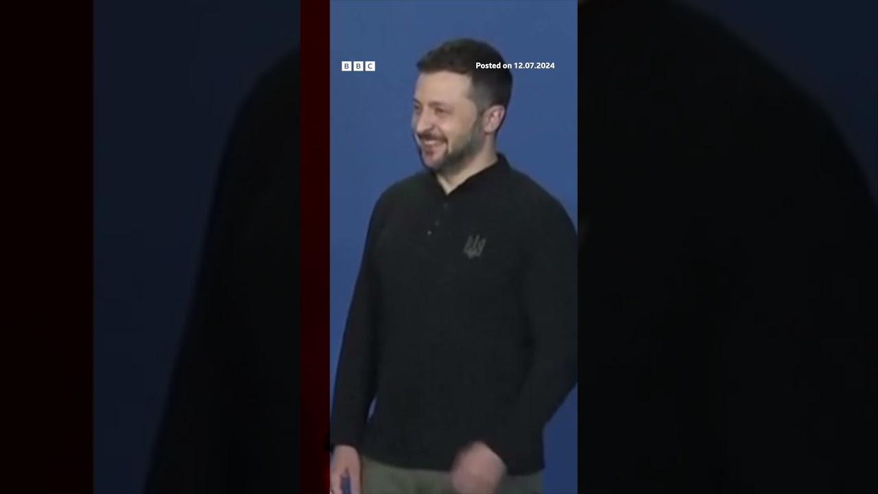 Joe Biden introduces Ukraine’s President Zelensky as “President Putin”. #Biden #Zelensky #BBCNews