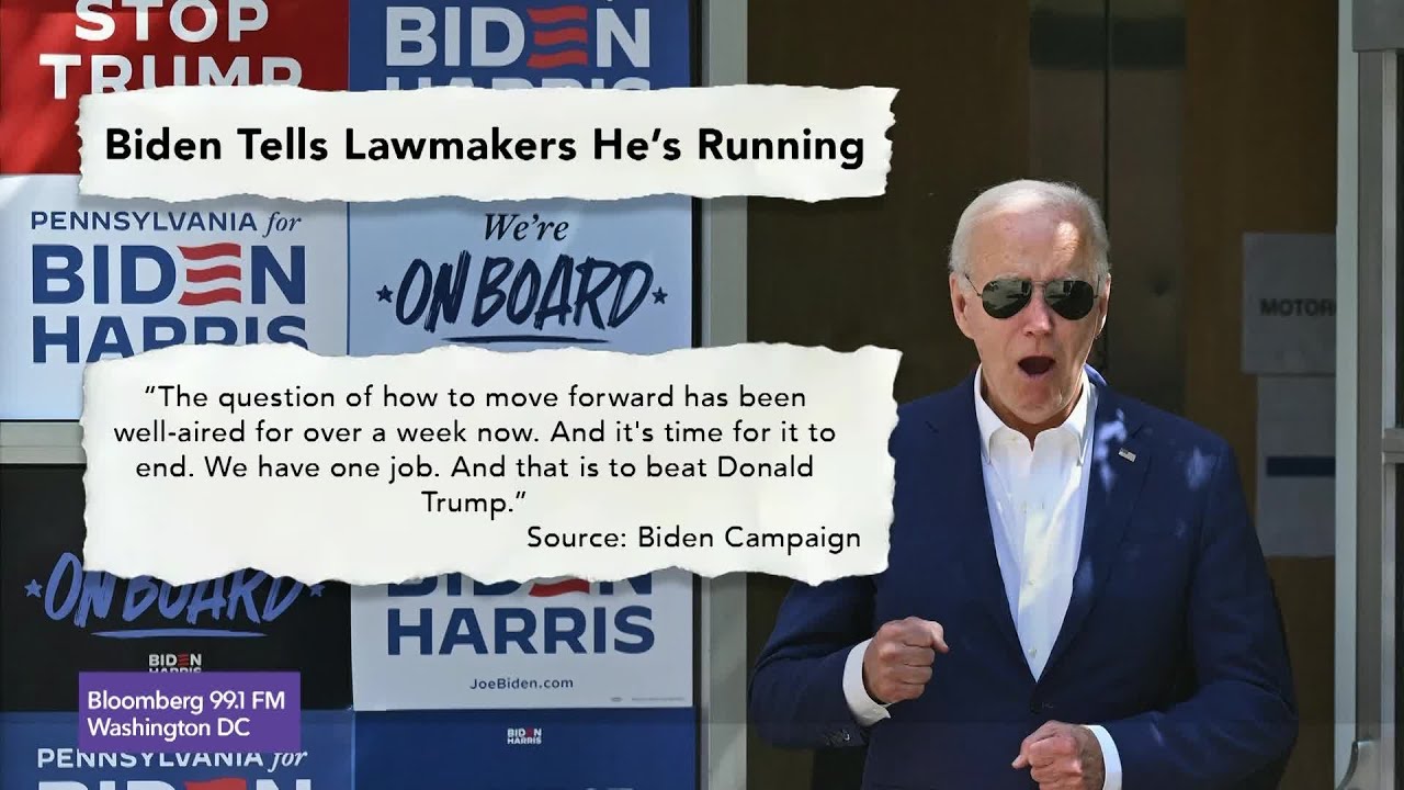 Joe Biden Tells Lawmakers to End Revolt Over Candidacy