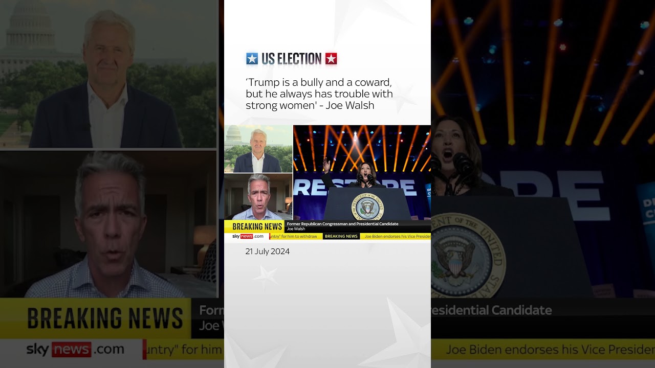 Joe Walsh: ‘Trump always has trouble with strong women’