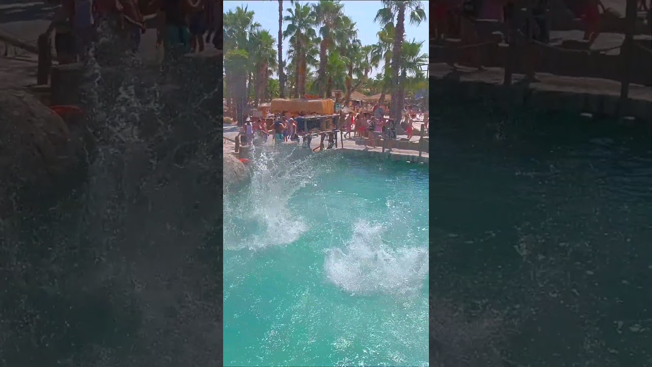 Jungle Jump 🏝️ Water Slide 💦 at Caribe Bay Venice 🇮🇹