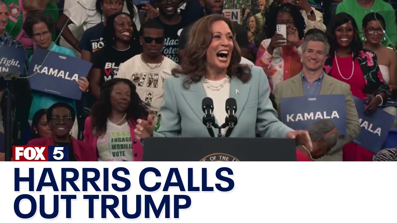 Kamala Harris: ‘Predators, fraudsters, cheaters … I know Donald Trump’s type’ | FOX 5 News