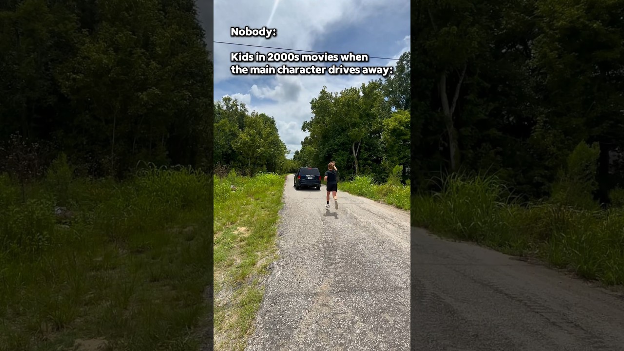 Kids in 2000s Movies When The Main Character Drives Away