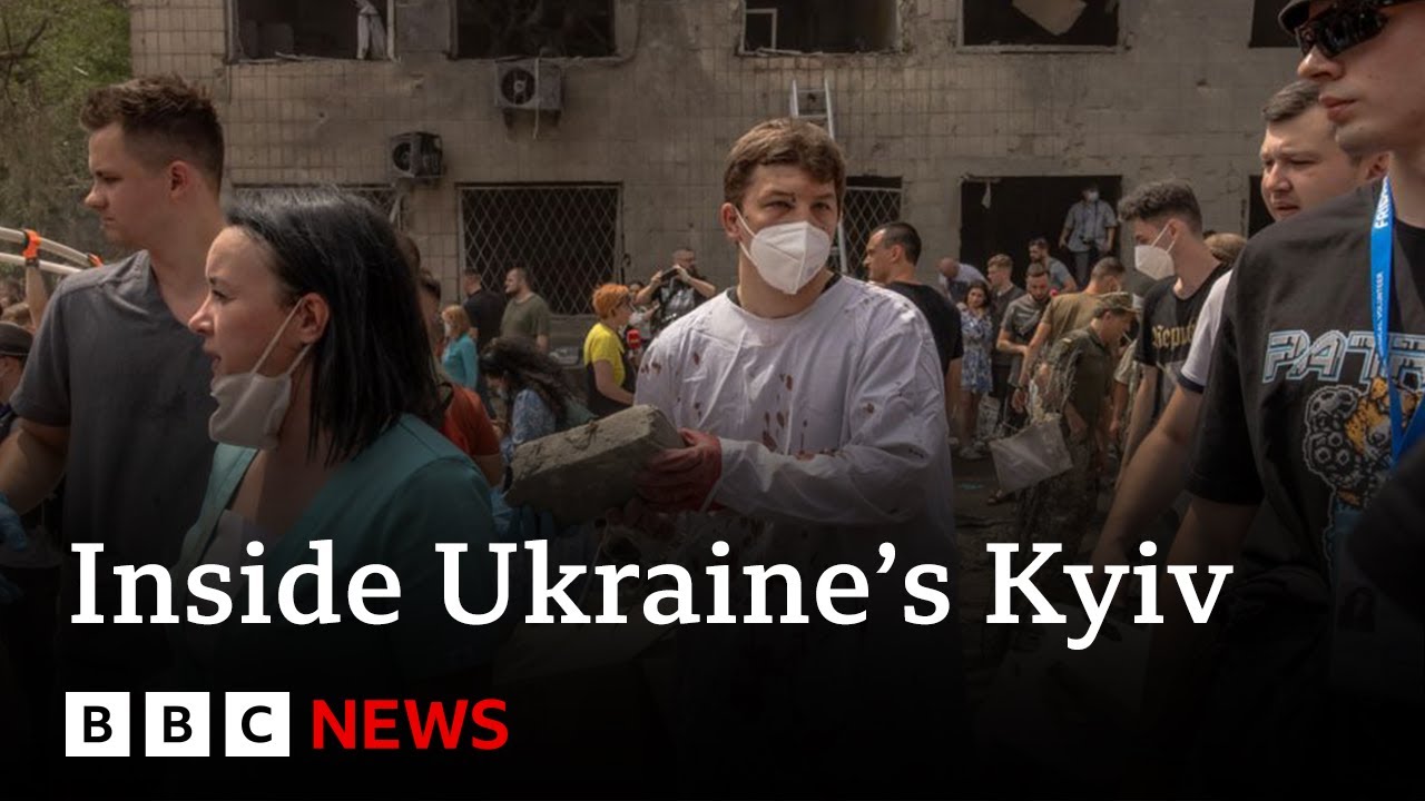 Kyiv describes ‘real hell’ of missile attack  blamed on Russia | BBC News