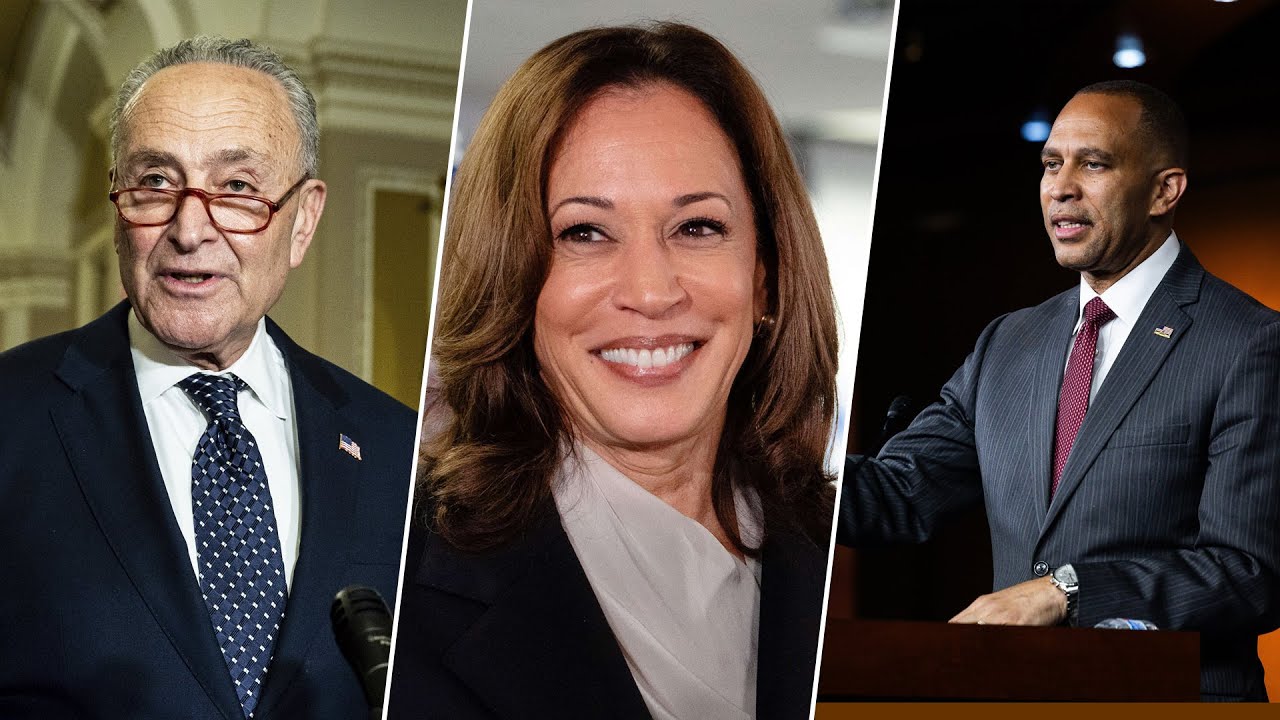 LIVE: Chuck Schumer and Hakeem Jeffries officially endorse Kamala Harris