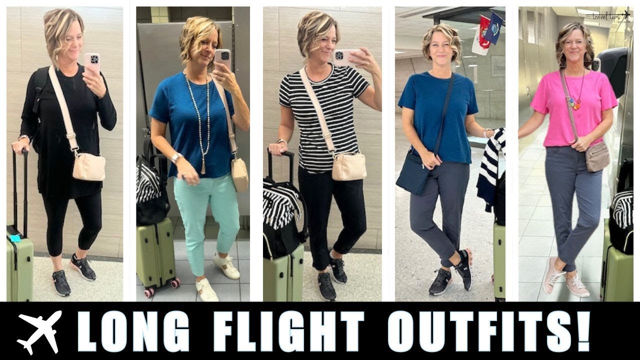 Long Flight Outfits That Are Actually Comfortable for Airline Travel!