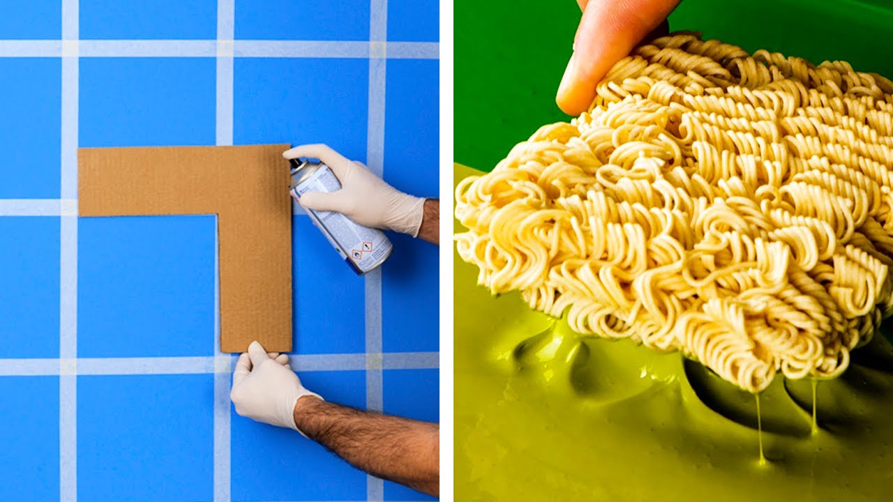 Low-budget wall painting ideas and repair hacks