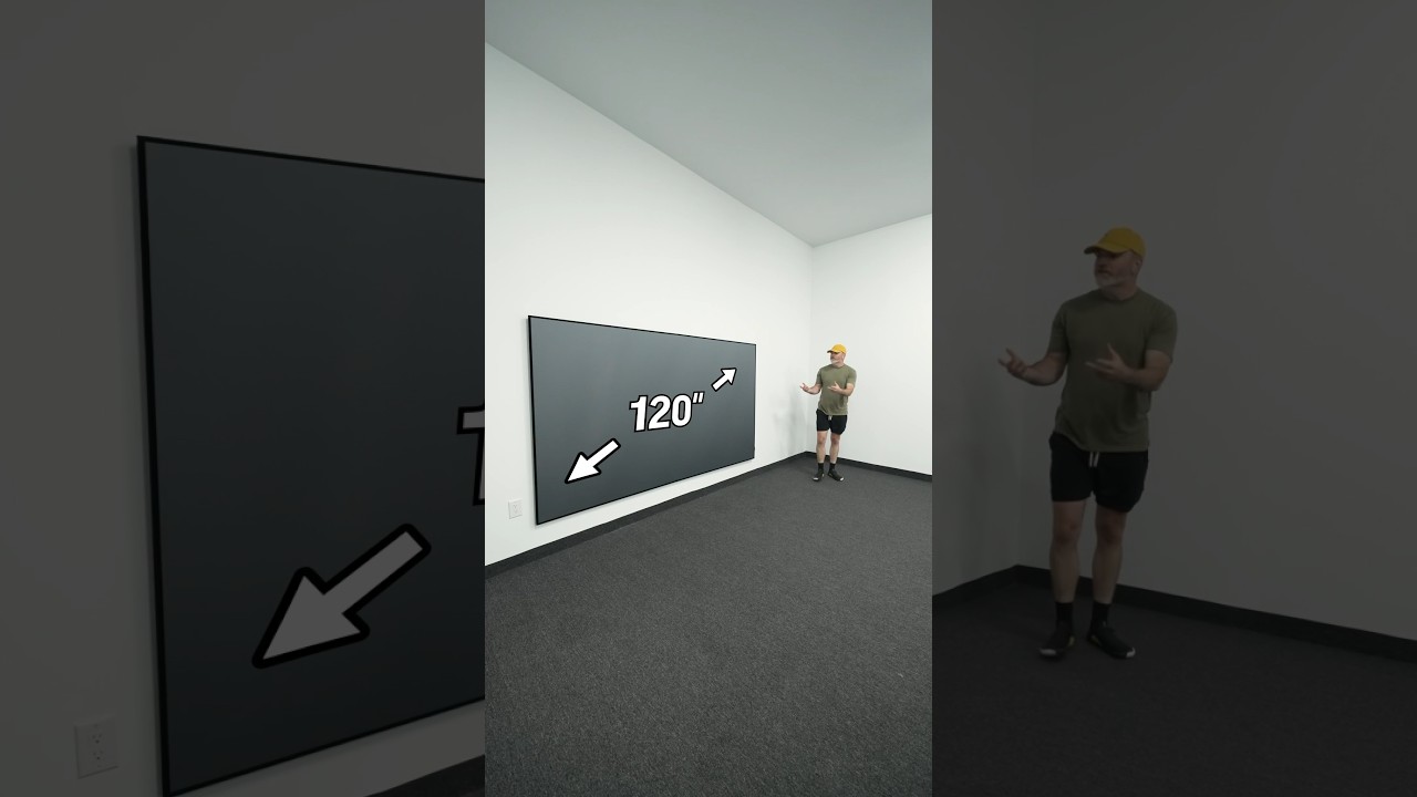 MASSIVE 120-inch Screen