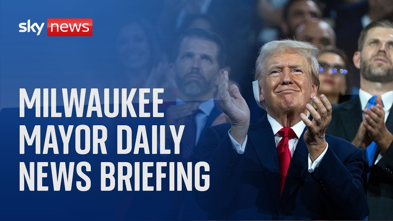 Milwaukee mayor news briefing as Trump becomes official Republican presidential nominee