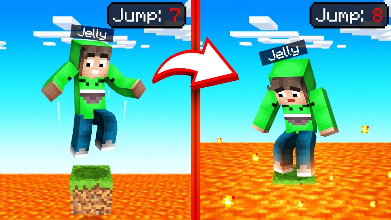 Minecraft, But LAVA Slowly Rises…