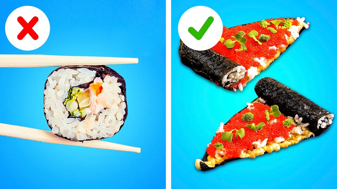 Mouth-Watering Sushi Roll Recipes And Kitchen Hacks