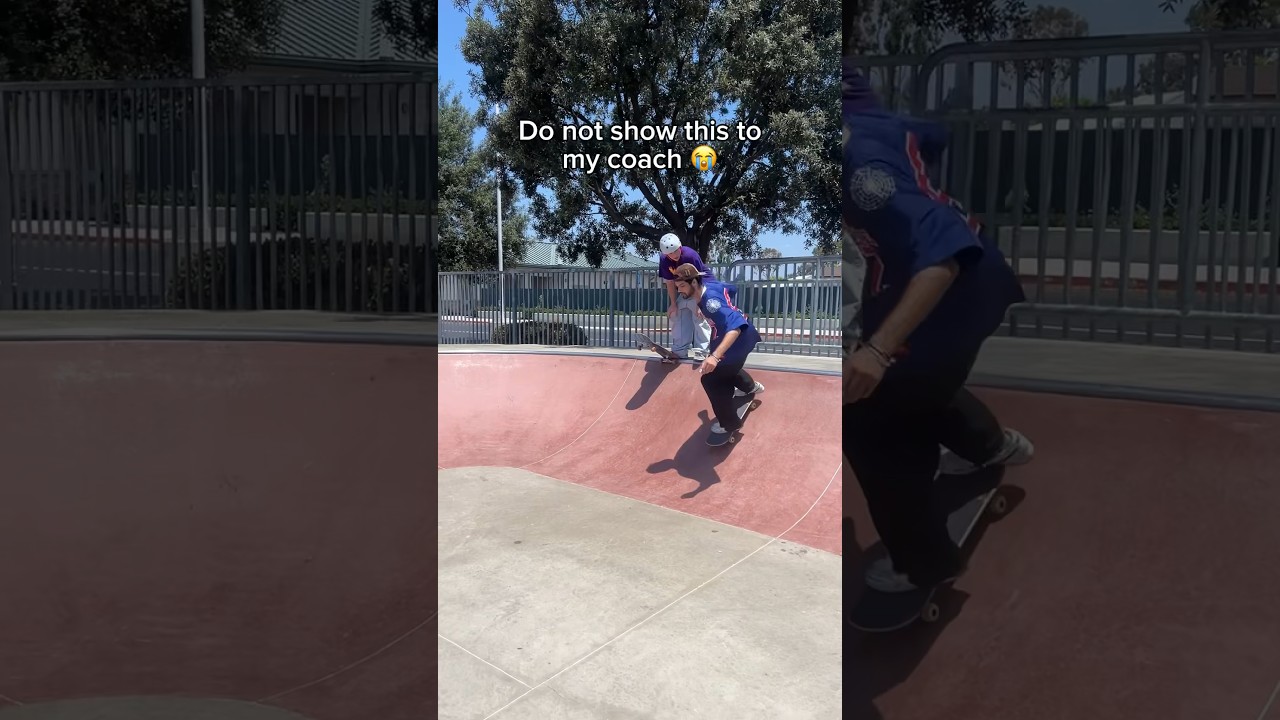 My coach is gonna yell at me 💀 #gymnastics #gymnast #fail #fails #skill #skate #skateboarding #d1