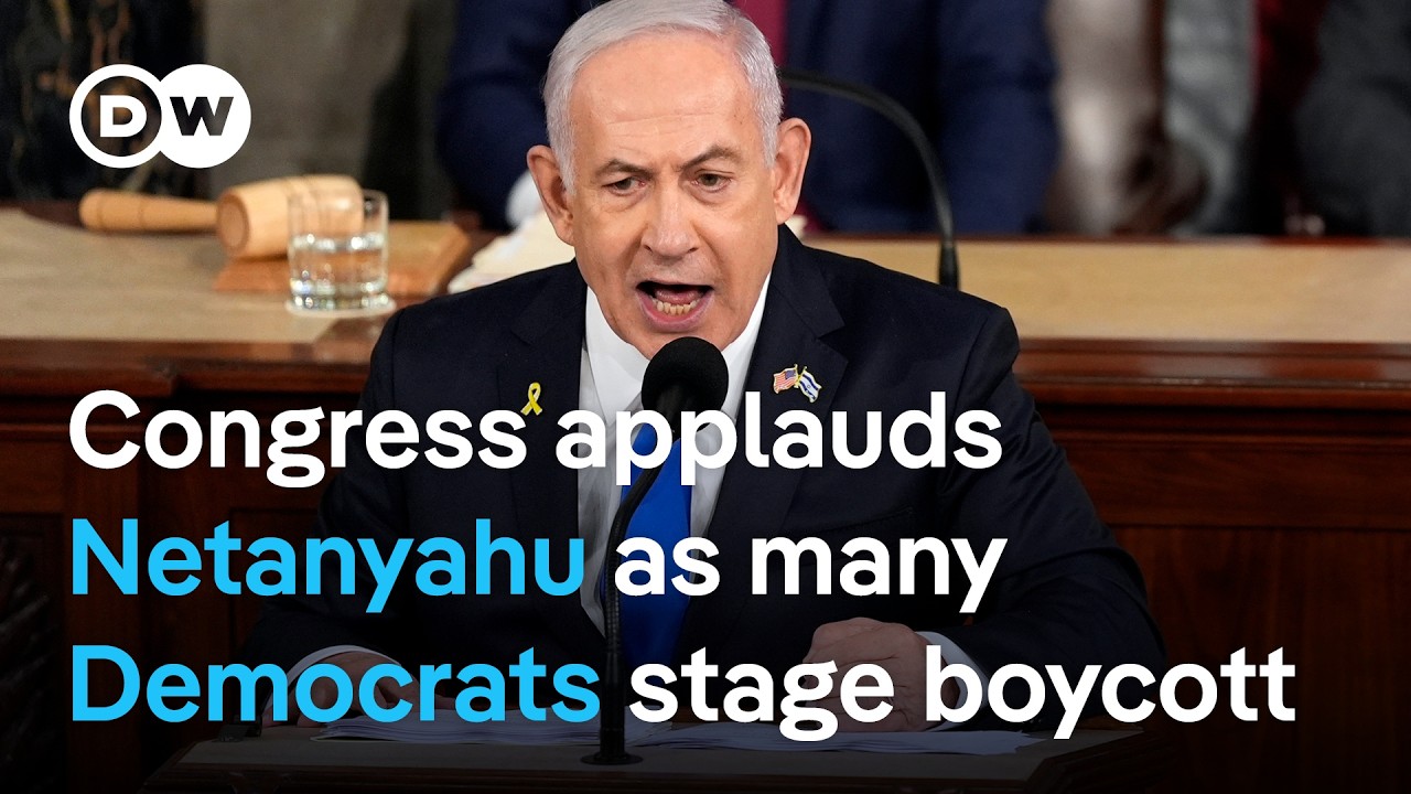 Netanyahu defends Israel’s conduct in war against Hamas to Congress | DW Analysis