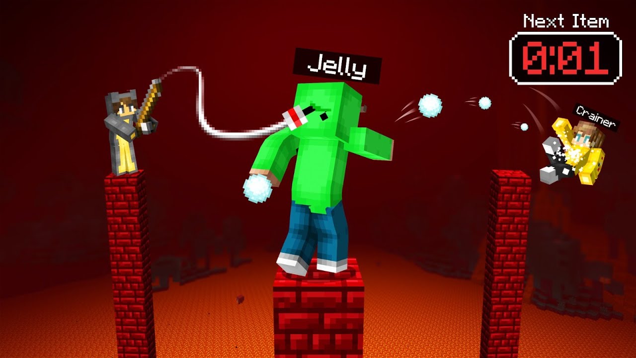 NETHER + TOWER CHALLENGE = EXTREME DIFFICULTY! (Minecraft)