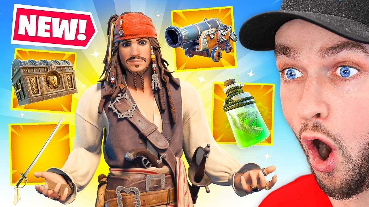 *NEW* Fortnite MYTHIC UPDATE – Pirates of the Caribbean! (Free Battle Pass)