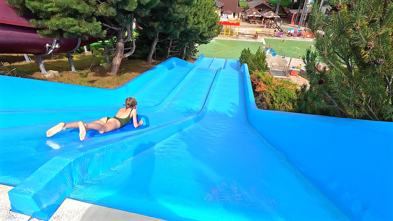 Niagara 🐬 Water Slide 💦 at Tatralandia 🇸🇰