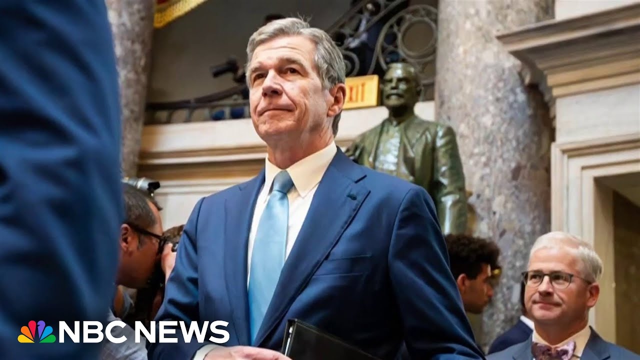 North Carolina Governor Cooper withdraws from vice presidency contention