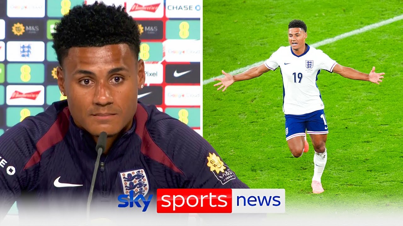 Ollie Watkins discusses his goal and looks ahead to Euro 2024 final against Spain