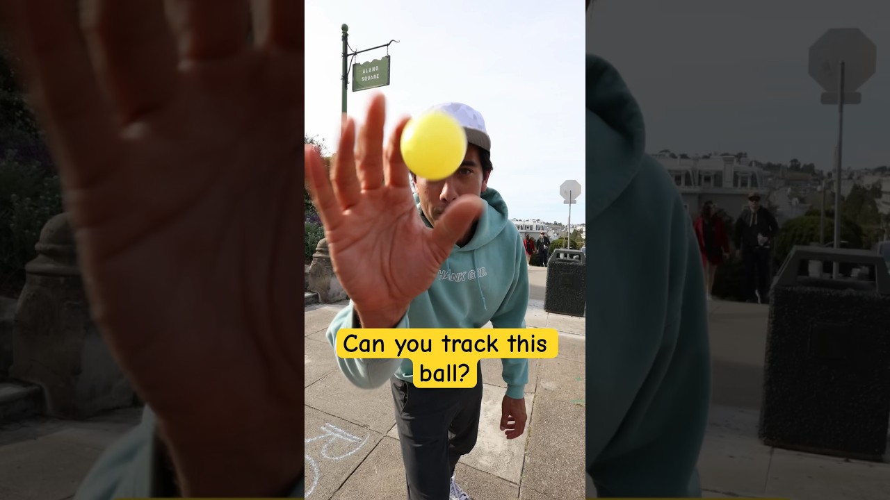 Only 1% of people can track the ball 🎾