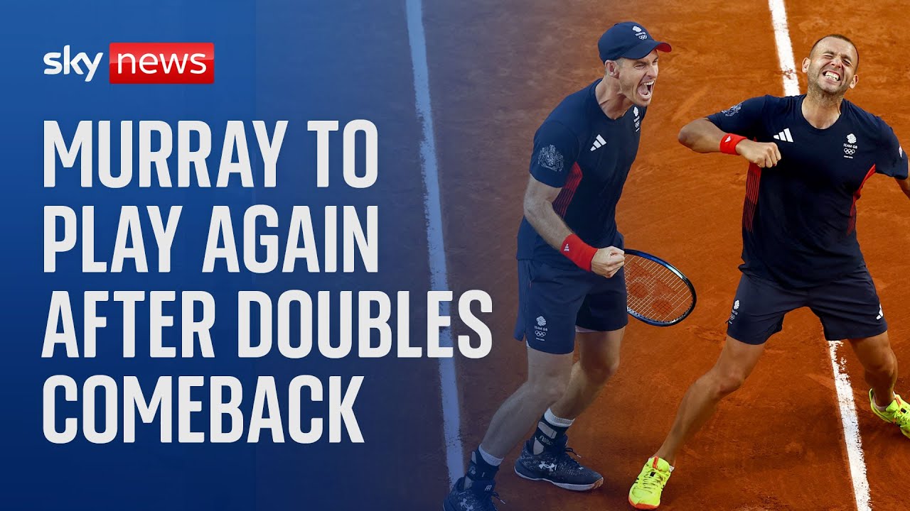Paris 2024 Olympics: Andy Murray and Dan Evans make a stunning tie break comeback