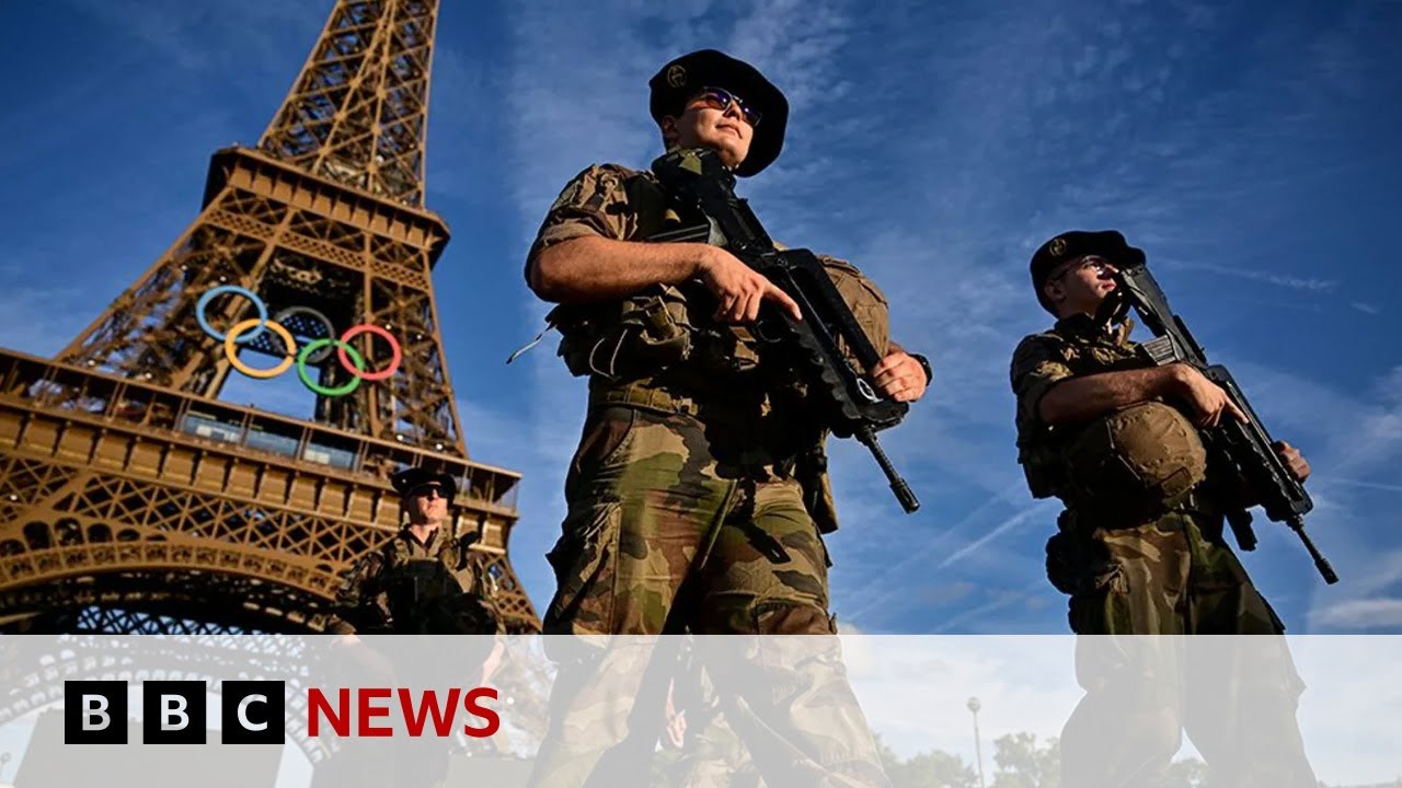 Paris Olympics: 75,000 troops on the streets as Games near | BBC News
