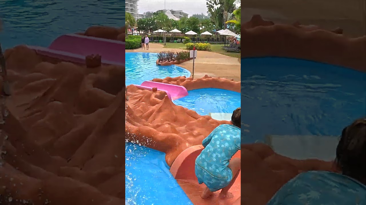 Pee Baa 🤪 Water Slide 💦 at Splash Jungle Phuket 🇹🇭