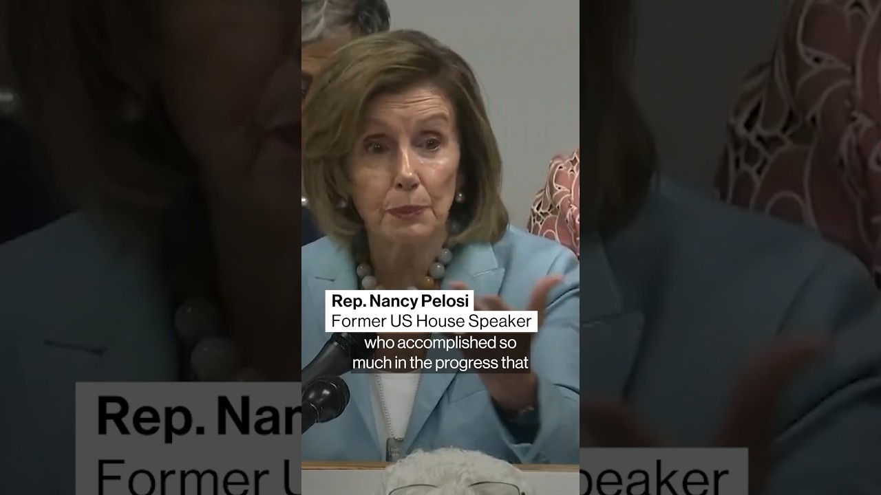 Pelosi says VP Harris is ready to lead #politics #shorts