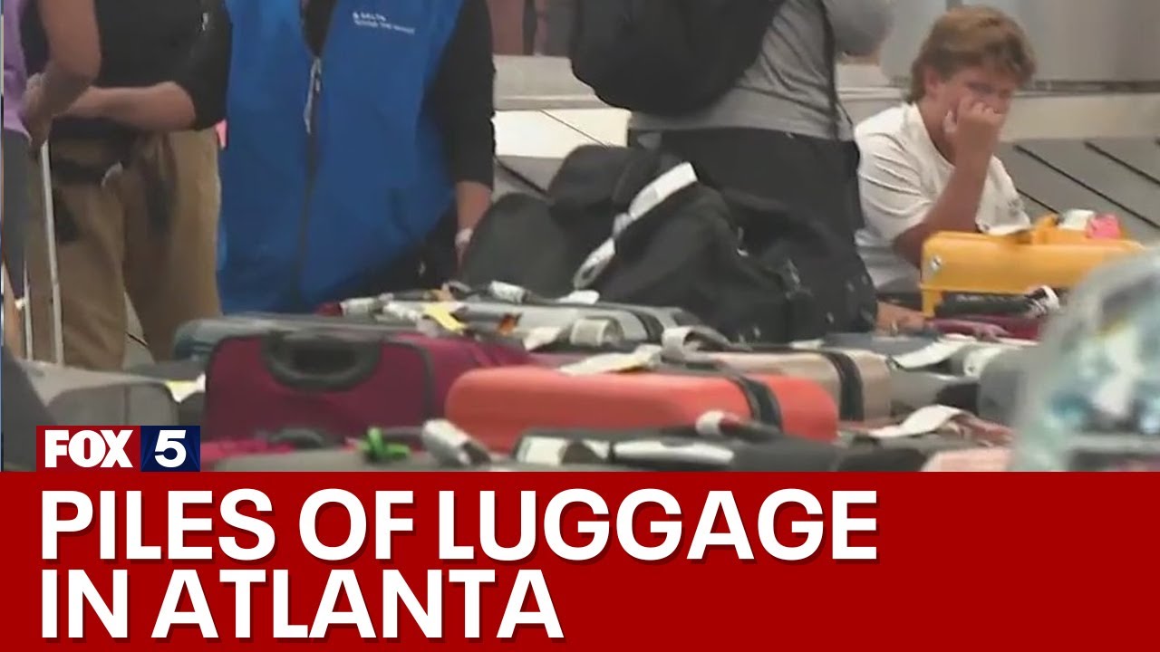 Piles of luggage at Atlanta’s airport | FOX 5 News