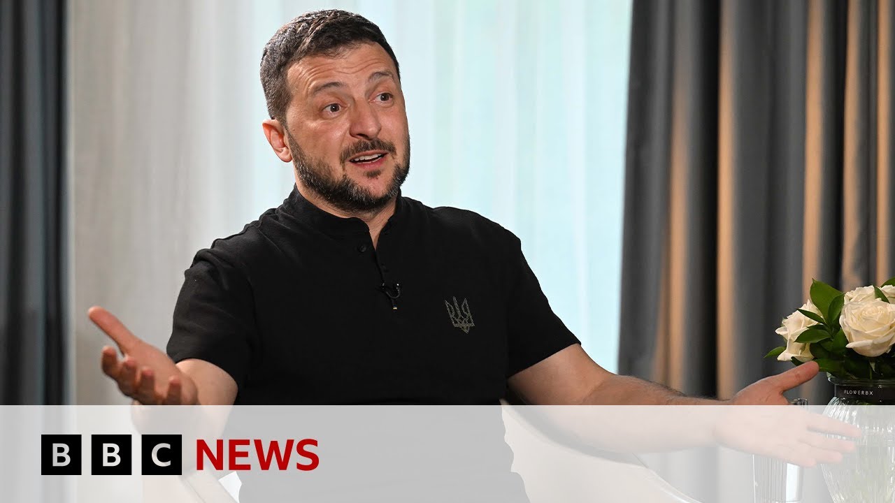 President Zelensky: Trump would be hard work, but we are hard workers | BBC News
