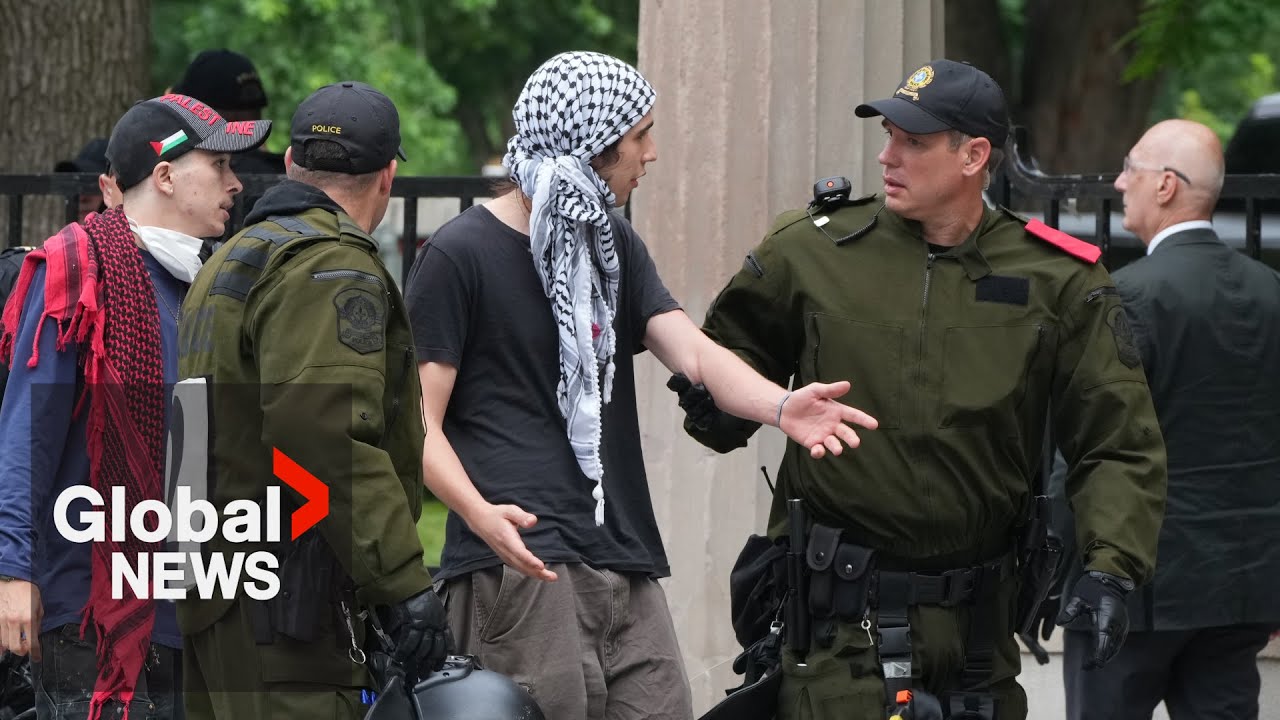 Pro-Palestinian protest encampment at McGill University dismantled by security firm