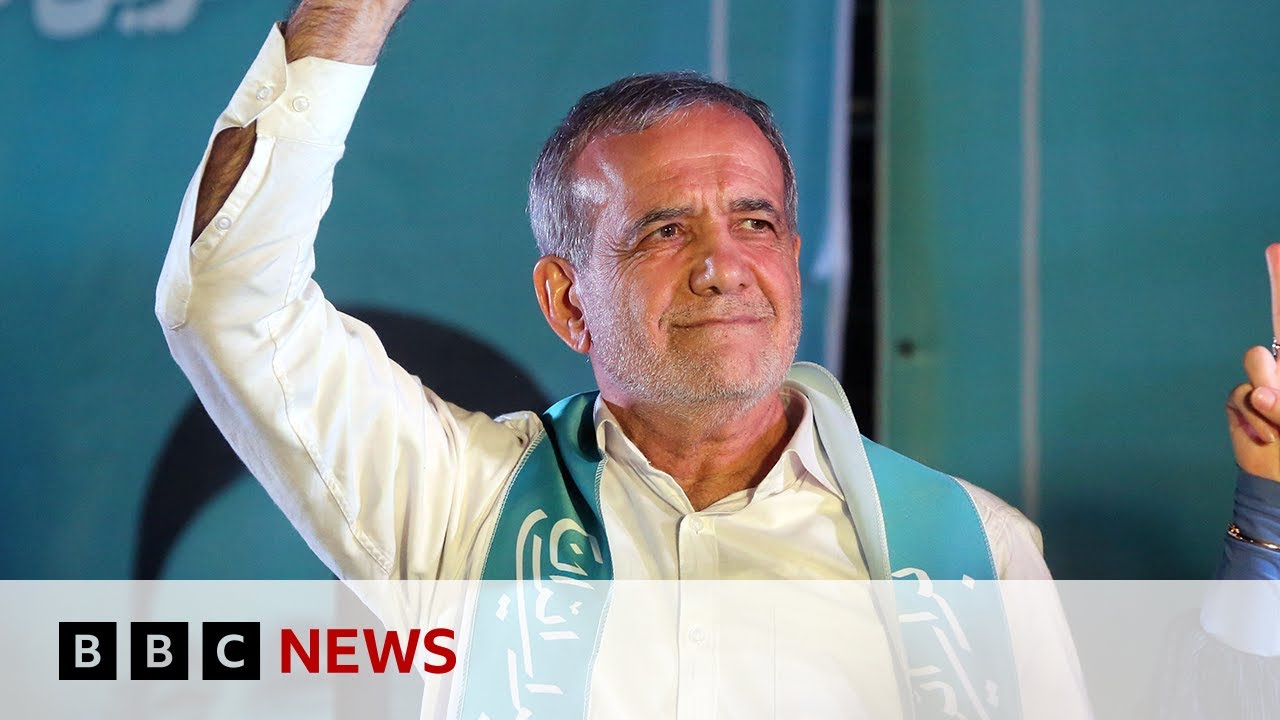 Reformist Masoud Pezeshkian elected as Iran’s president | BBC News