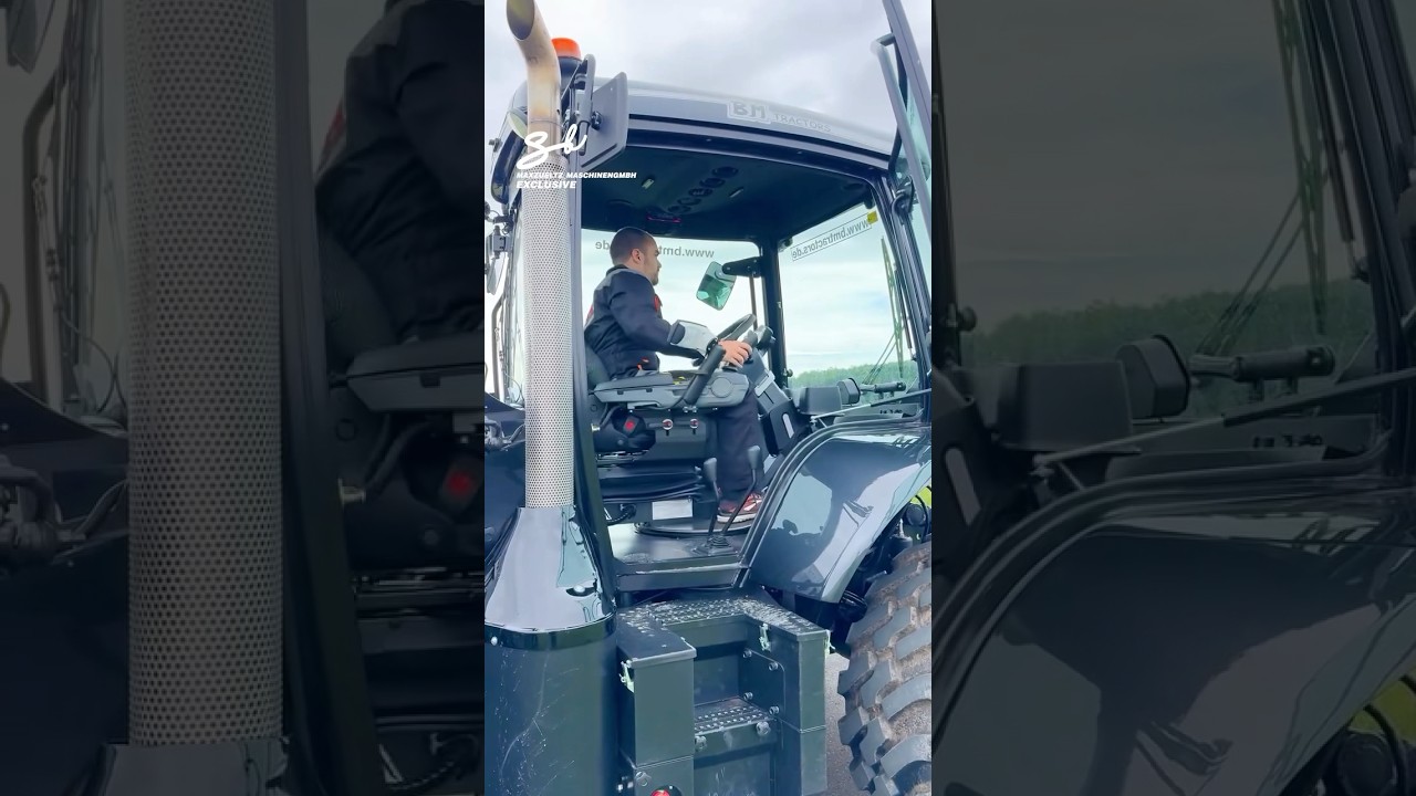 Reversing is a thing of the past…🤯 #tractors #driving #cooltech