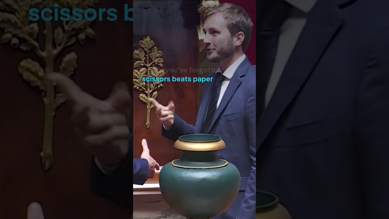 Rock-paper-scissored in the French parliament | DW News