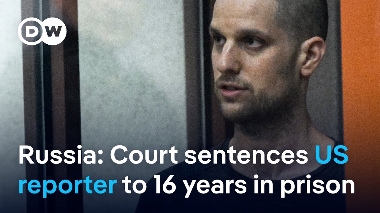 Russian court jails US reporter Evan Gershkovich for 16 years for ‘espionage’ | DW News