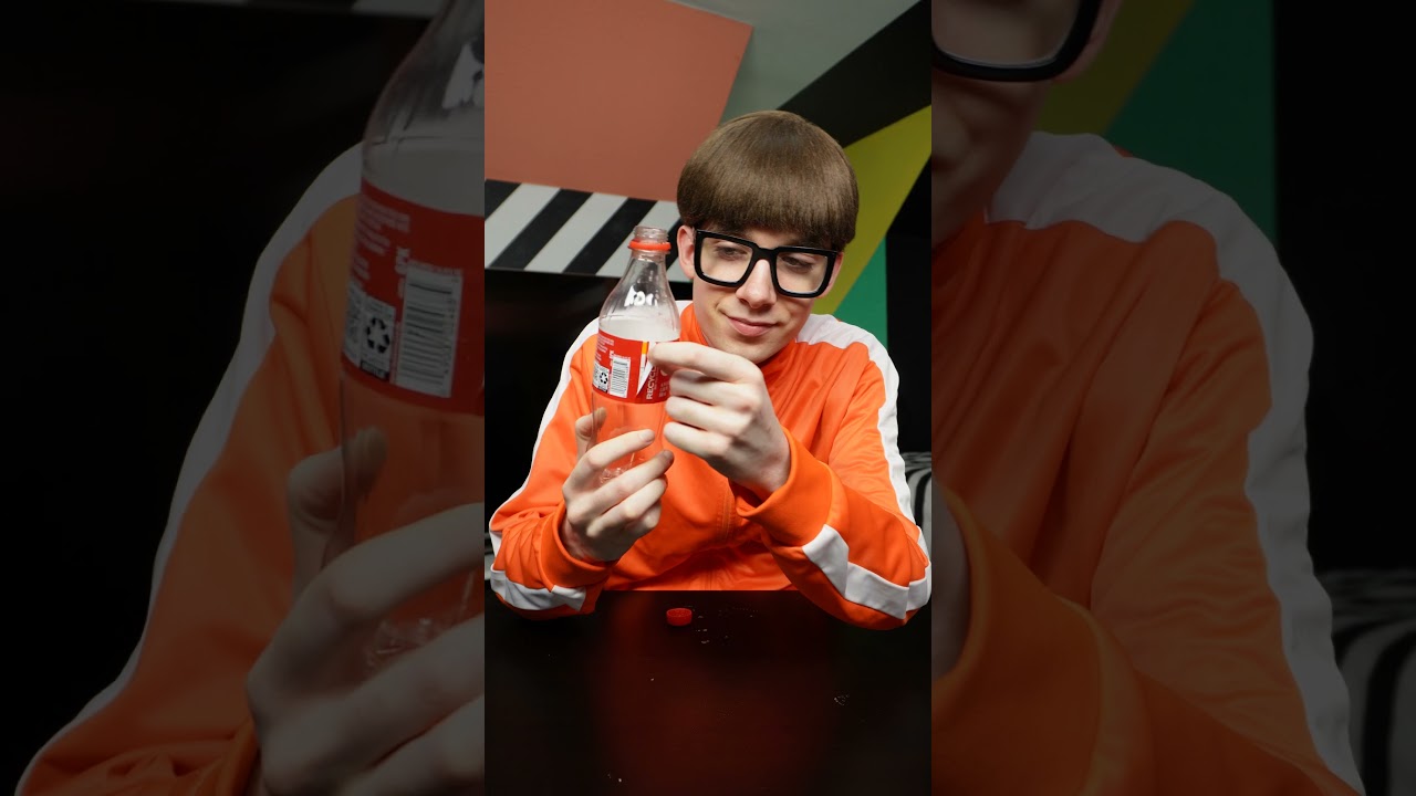 Secret soda bottle ribbon