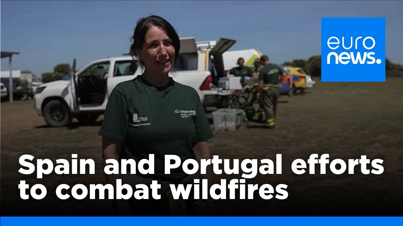 Spain and Portugal in the frontline of hi-tech EU efforts to combat wildfires | euronews 🇬🇧