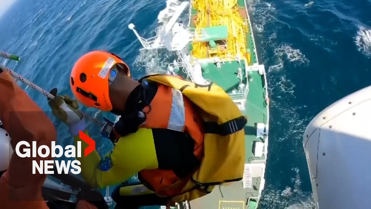 Swimmer lost for 37 hours rescued while floating 80 km off Japanese coast