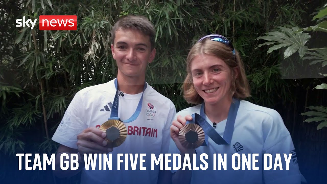 Team GB get gold and bronze in triathlon events after water quality fears