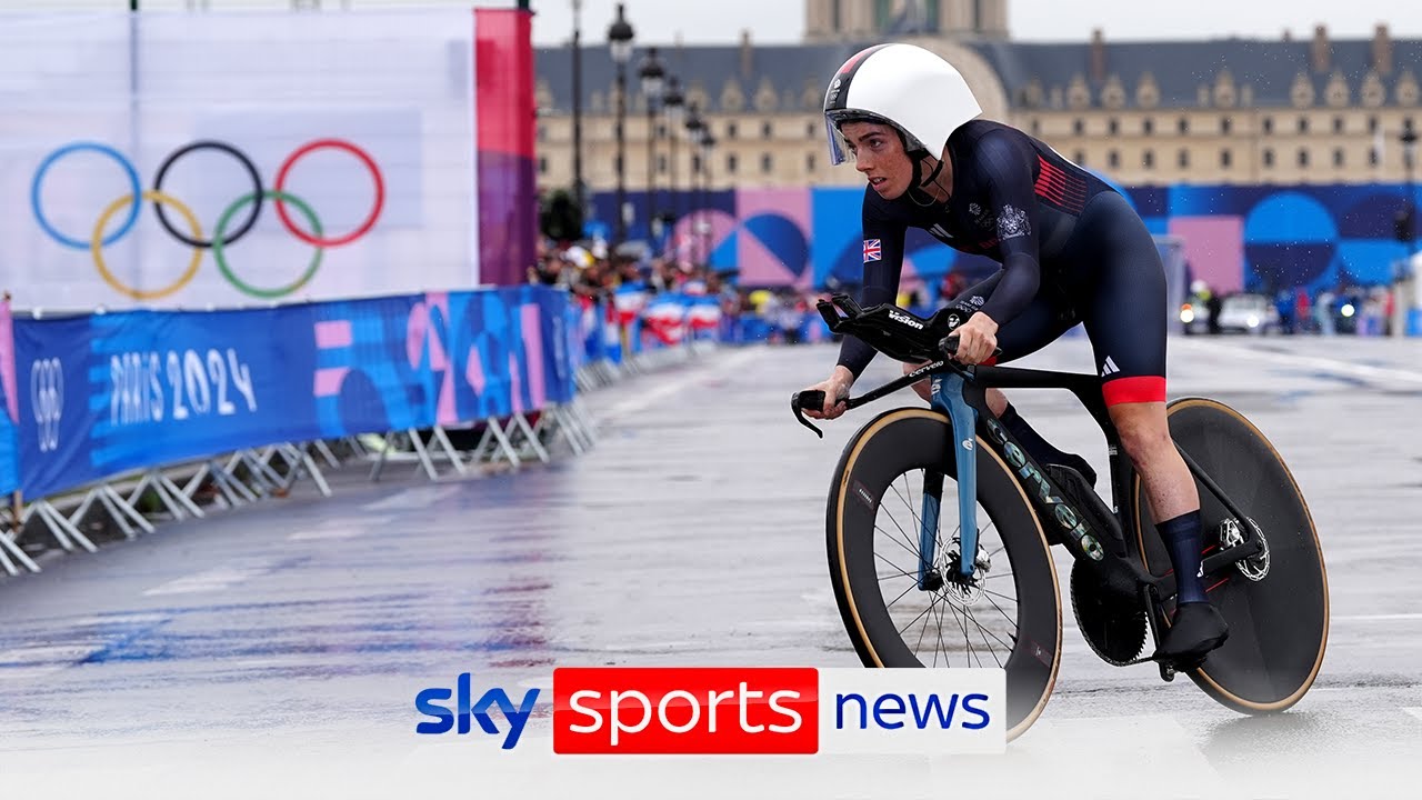 Team GB’s Anna Henderson wins silver medal in the women’s individual time-trial
