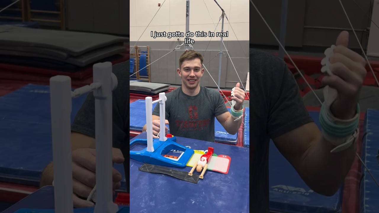 The game is harder than the actual thing 😂 #olympics #gymnastics #gymnast #fail #fails #olympic