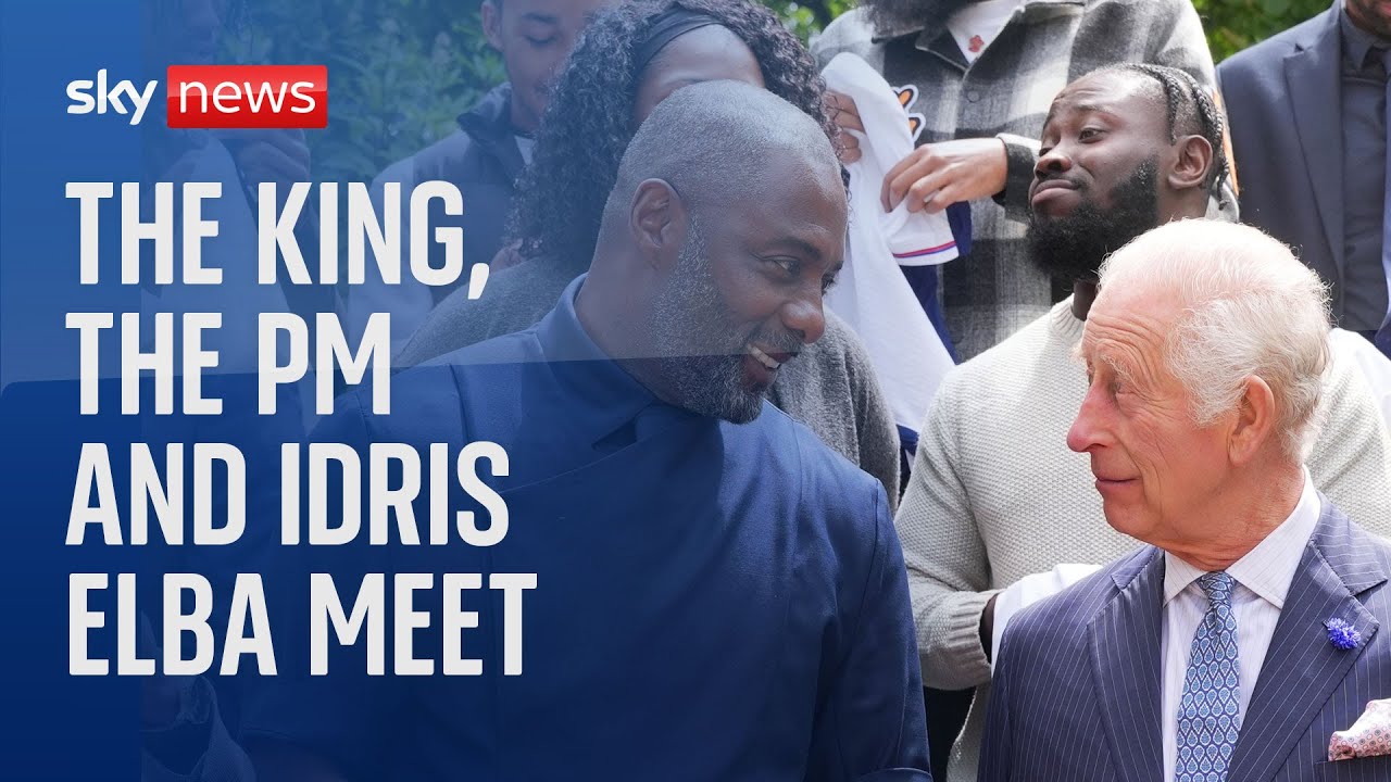 The King and Idris Elba discuss youth violence at King’s Trust event