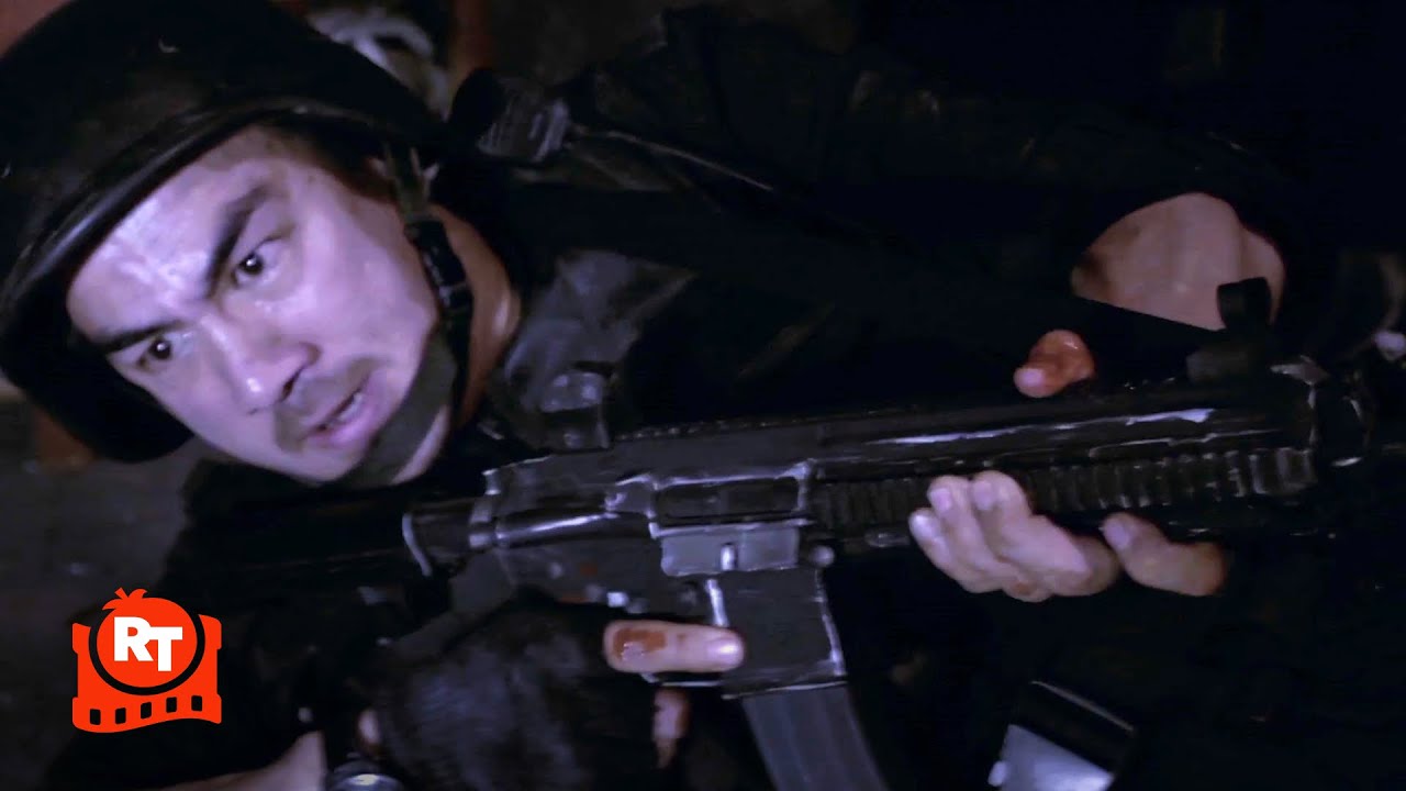 The Raid: Redemption (2011) – The Stairwell Shootout & Fridge Explosion Scene | Movieclips