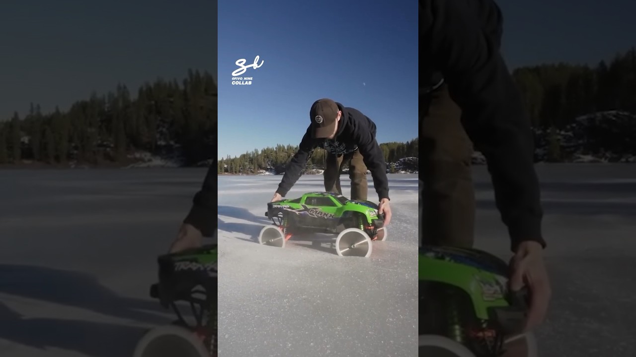 This is cutting-edge technology… literally! 🧊 #rccars #ice #cool